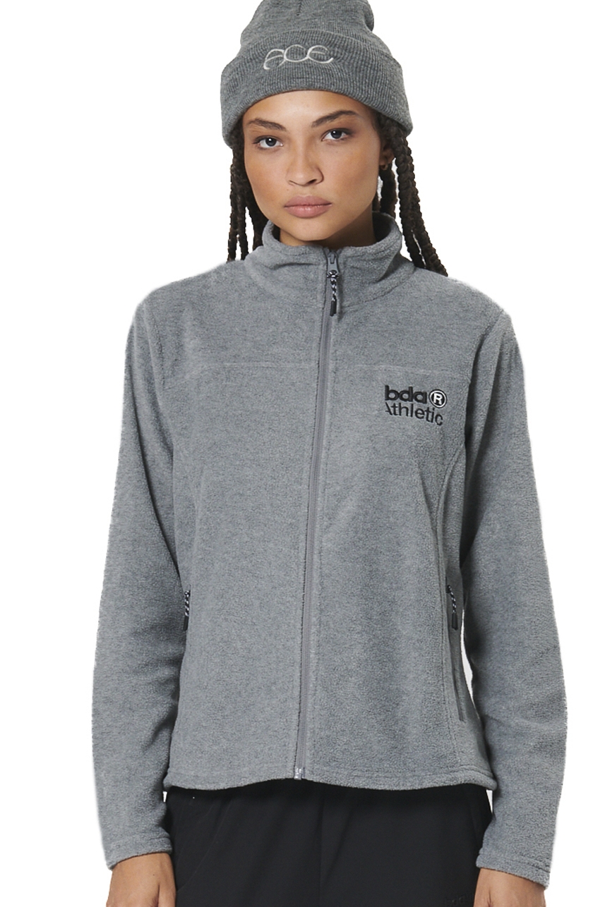 ΓΥΝΑΙΚΕΙΑ POLAR FLEECE ΖΑΚΕΤΑ Body Action 071525-01-DARK MELANGE GREY