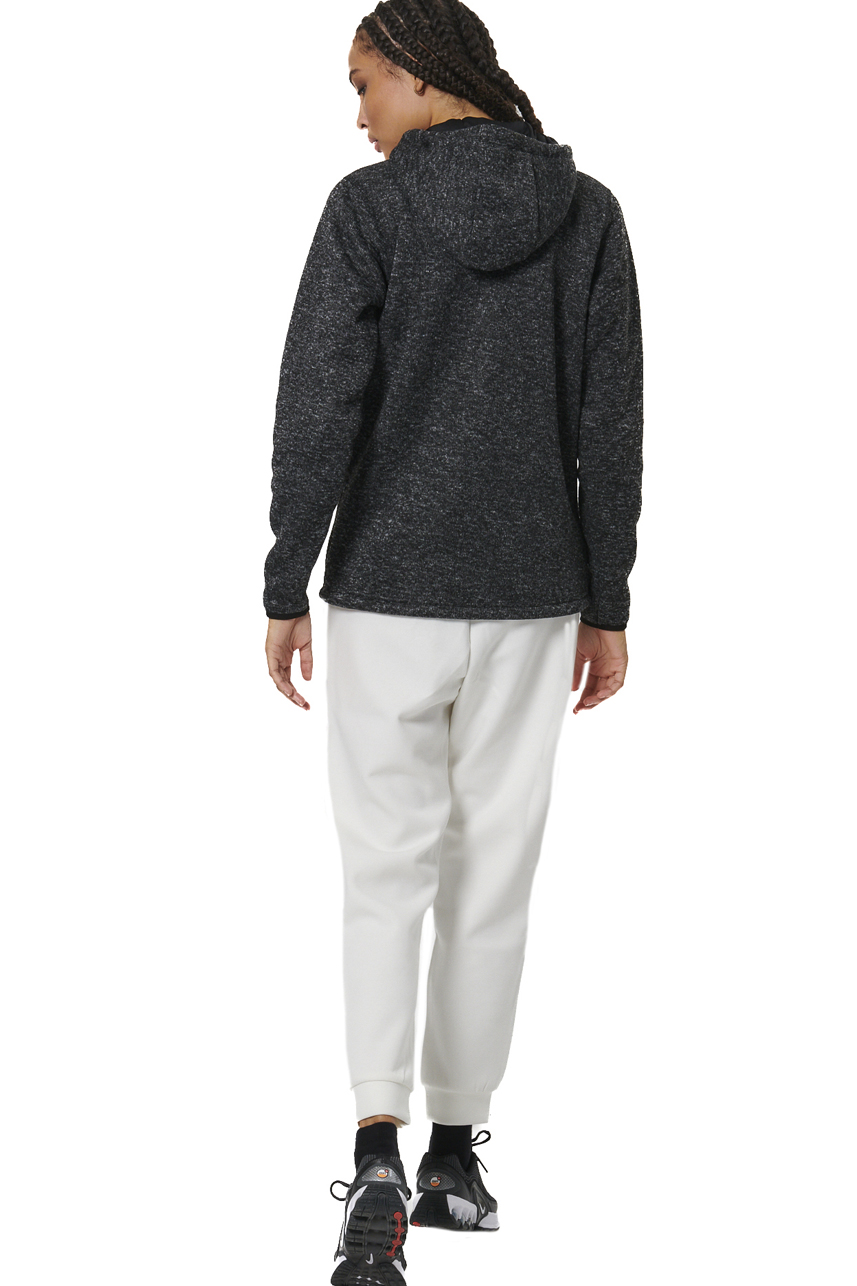 ΓΥΝΑΙΚΕΙΑ KNIT FLEECE ΖΑΚΕΤΑ  Body Action 071526-01-BLACK SHADOW HEATHER