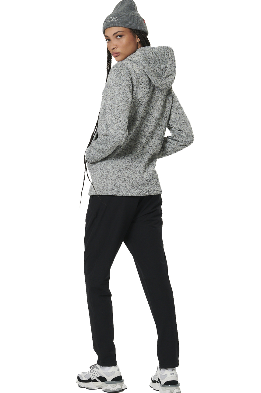 ΓΥΝΑΙΚΕΙΑ KNIT FLEECE ΖΑΚΕΤΑ  Body Action 071526-01-CHALK GREY HEATHER