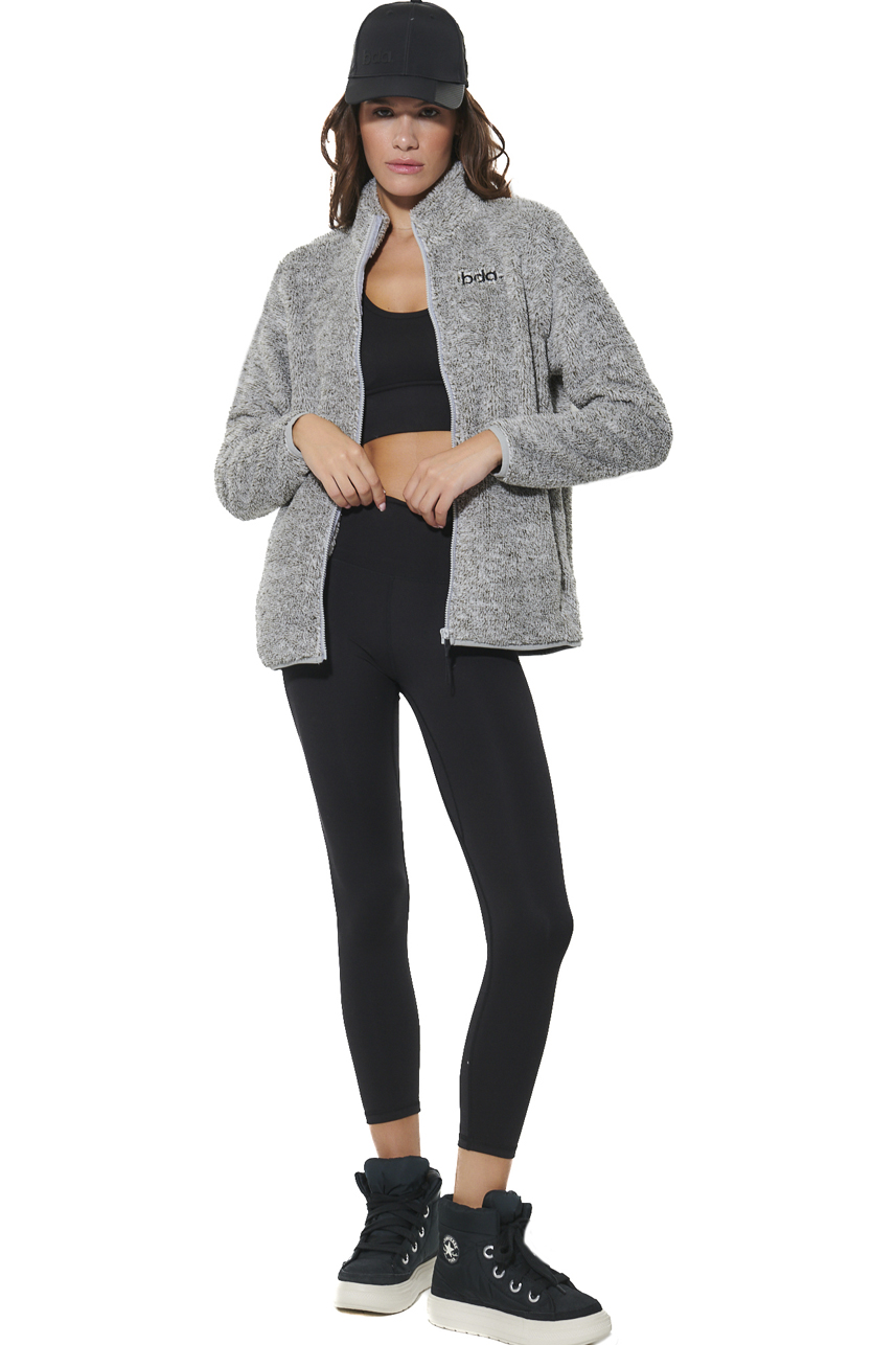 ΓΥΝΑΙΚΕΙΑ FLEECE ΖΑΚΕΤΑ Body Action 071624-01-HEATHER GREY