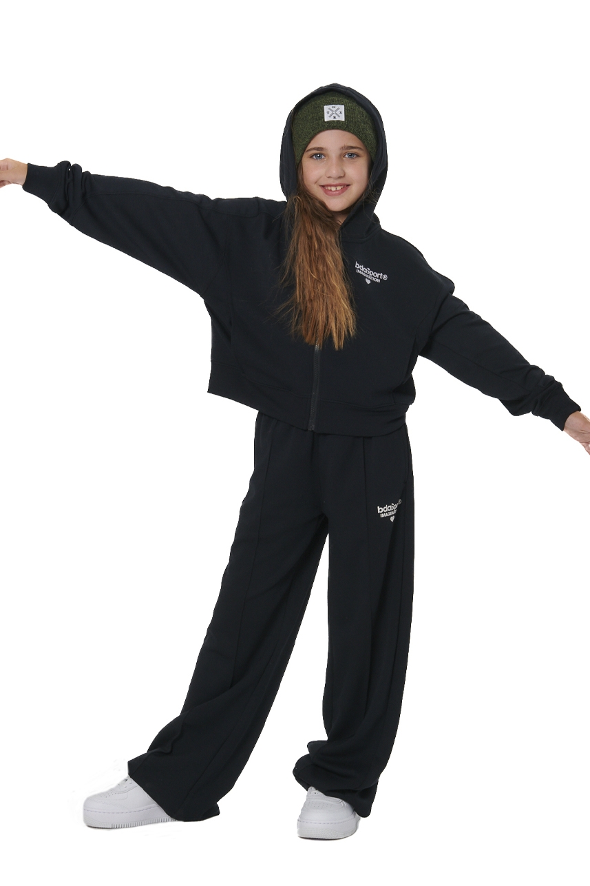 ΠΑΙΔΙΚΗ ΖΑΚΕΤΑ MODAL ΓΙΑ ΚΟΡΙΤΣΙΑ Body Action 072506-01-BLACK