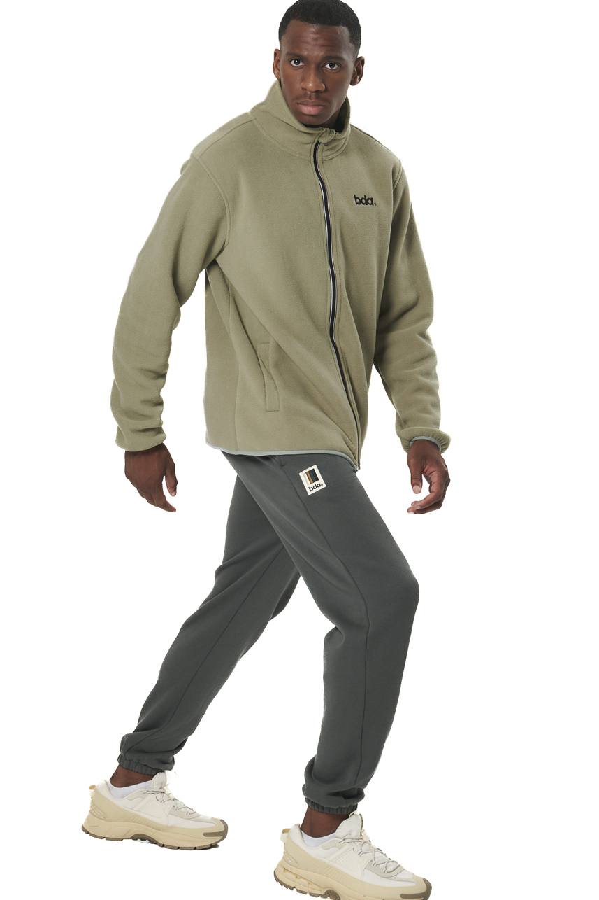 ΑΝΔΡΙΚΗ BOUCLE-FLEECE ΖΑΚΕΤΑ Body Action 073522-01-FOG GREEN