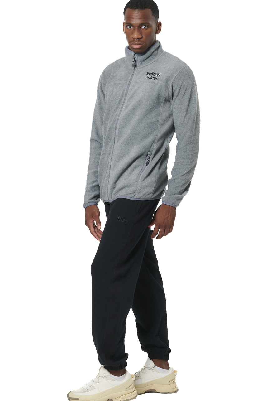 ΑΝΔΡΙΚΗ POLAR FLEECE ΖΑΚΕΤΑ Body Action 073524-01-DARK MELANGE GREY