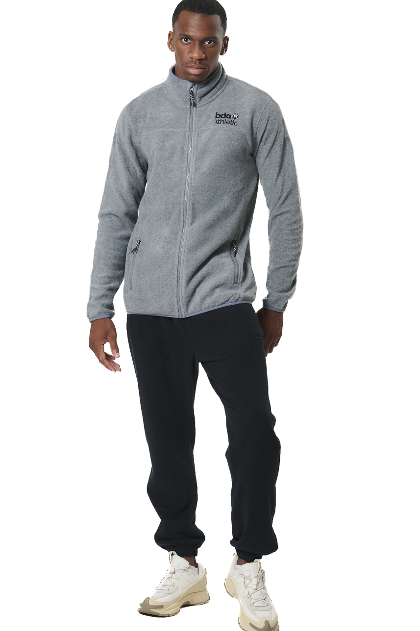 ΑΝΔΡΙΚΗ POLAR FLEECE ΖΑΚΕΤΑ Body Action 073524-01-DARK MELANGE GREY