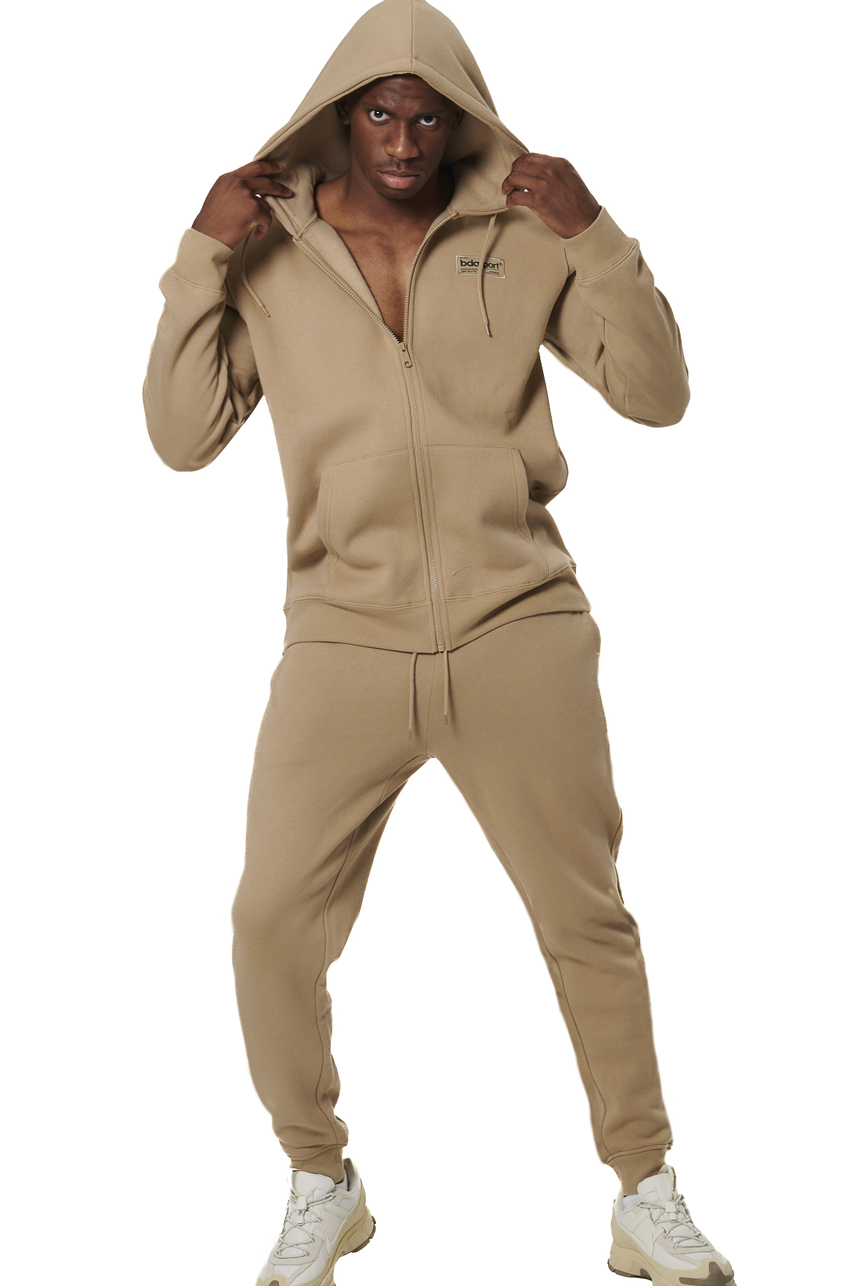 ΑΝΔΡΙΚΗ ΖΑΚΕΤΑ ΜΕ ΚΟΥΚΟΥΛΑ Body Action 073525-01-TEAK BEIGE