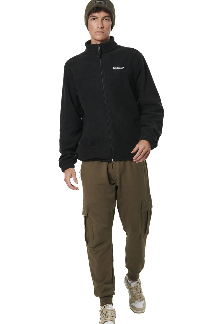 ΑΝΔΡΙΚΗ POLAR FLEECE ΖΑΚΕΤΑ Body Action 073527-01-BLACK