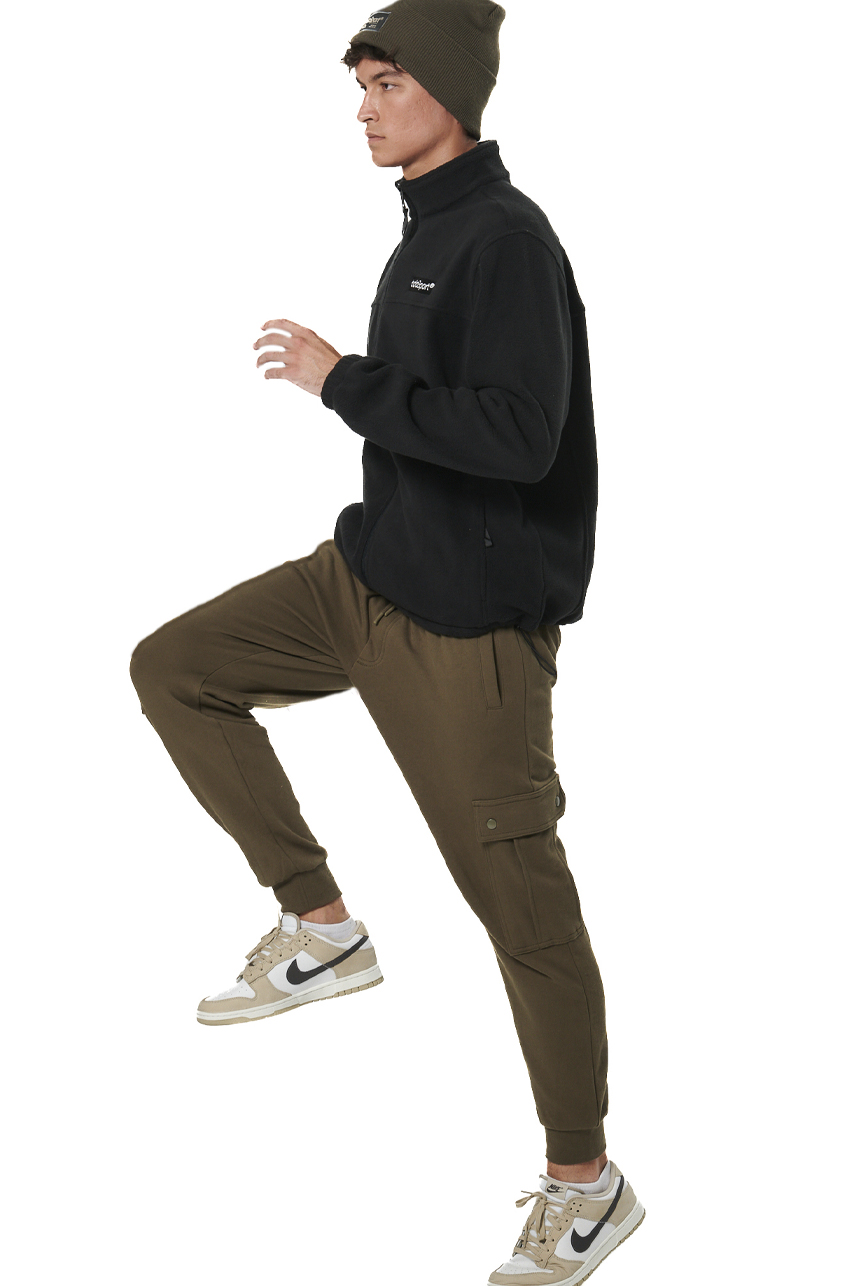 ΑΝΔΡΙΚΗ POLAR FLEECE ΖΑΚΕΤΑ Body Action 073527-01-BLACK
