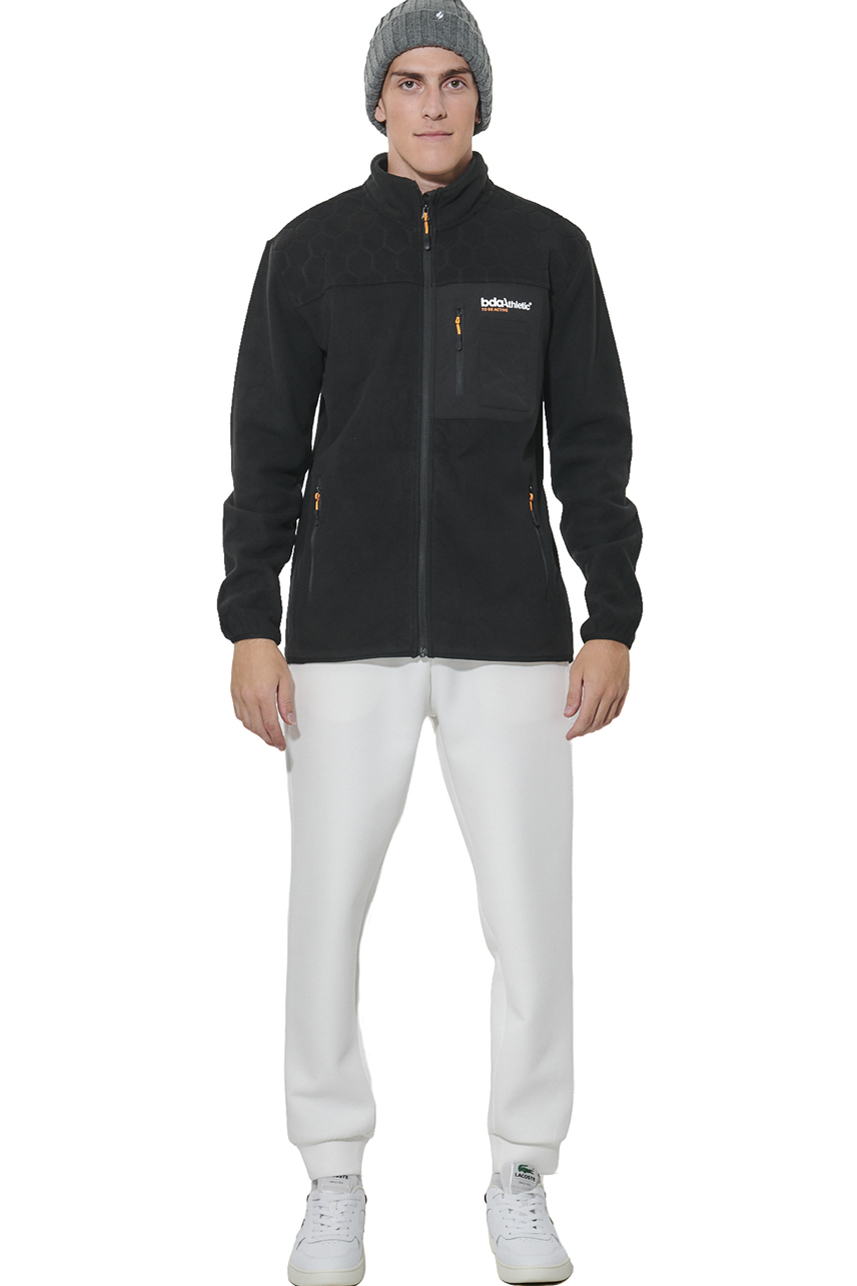 ΑΝΔΡΙΚΗ POLAR FLEECE ΖΑΚΕΤΑ Body Action 073626-01-BLACK