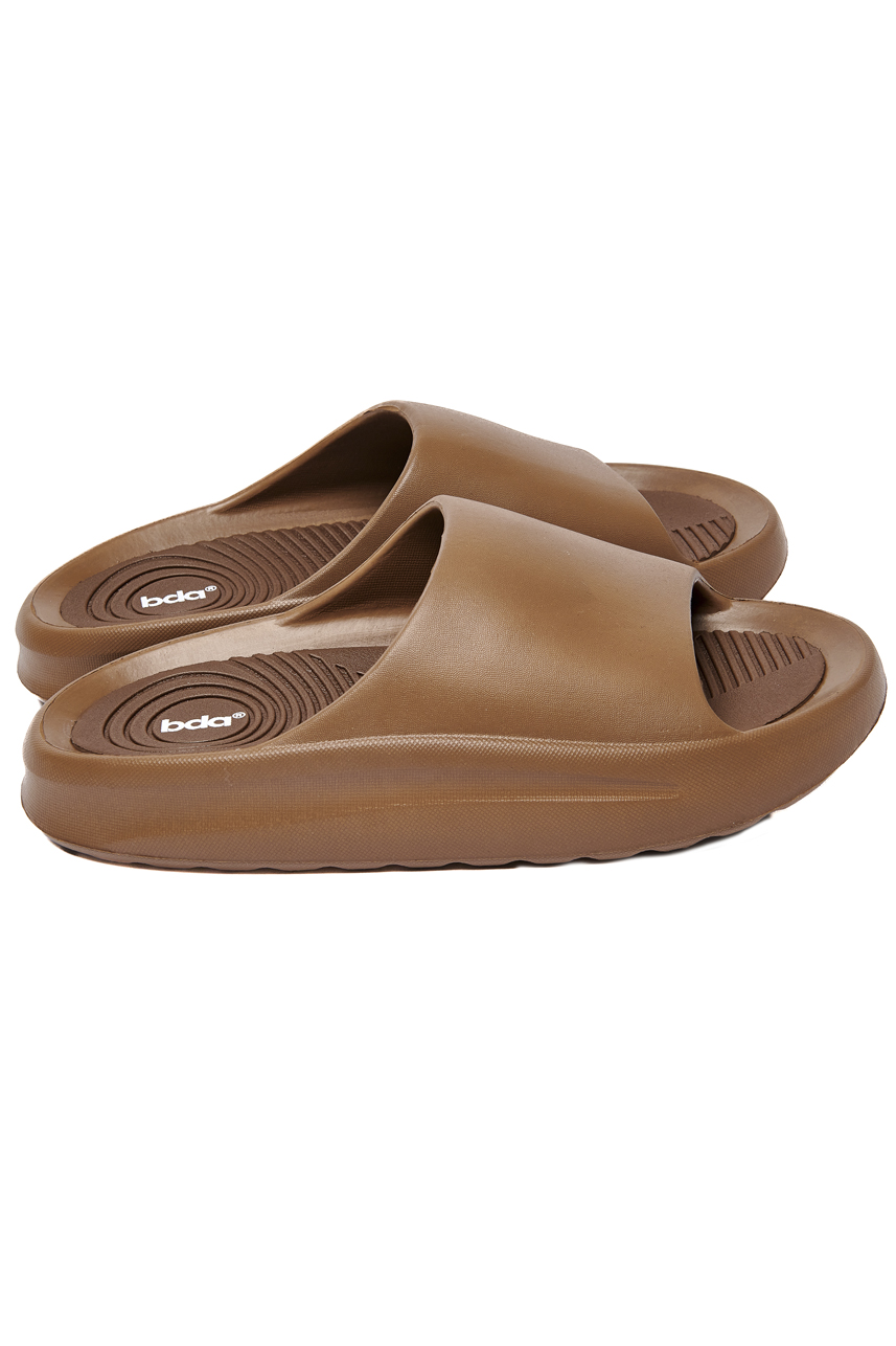 UNISEX SUMMER SLIDES Body Action 093609-01-MOCHA BROWN