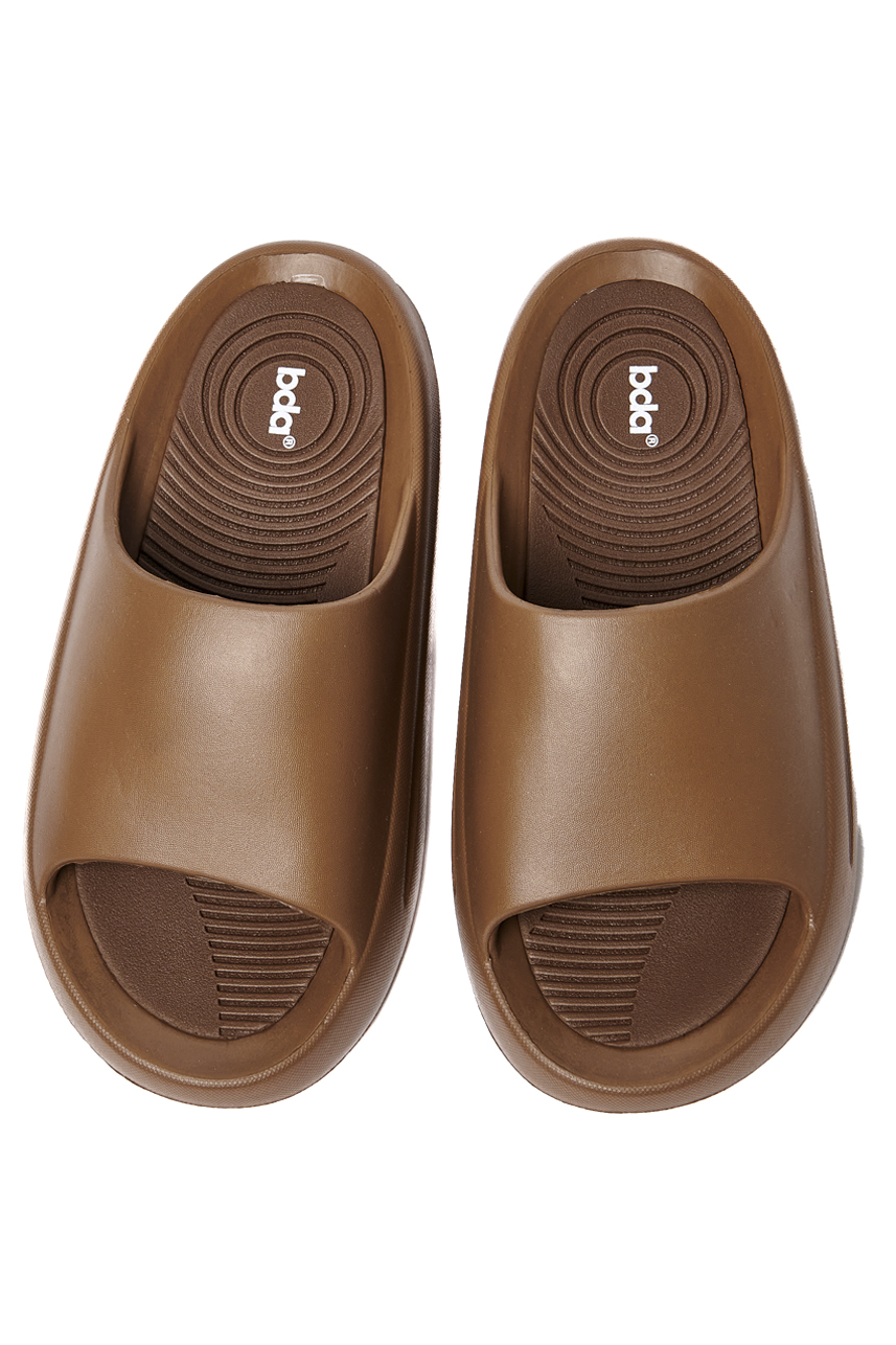 UNISEX SUMMER SLIDES Body Action 093609-01-MOCHA BROWN