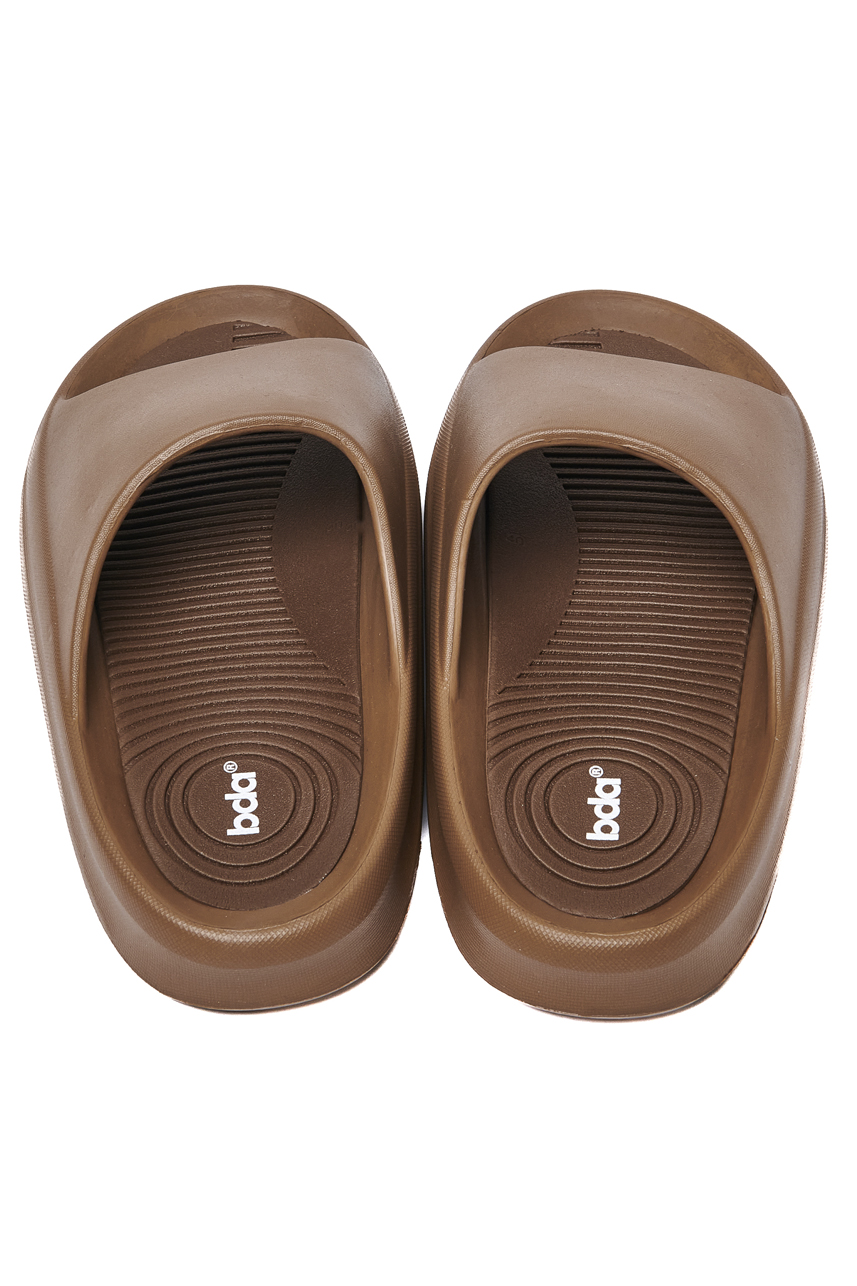 UNISEX SUMMER SLIDES Body Action 093609-01-MOCHA BROWN
