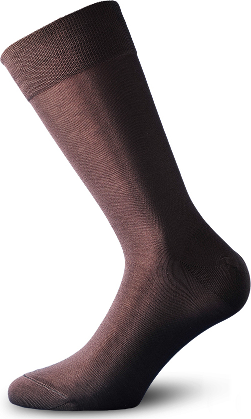 Ανδρική Κάλτσα βαμβάκι WALK W100-16 καφέ