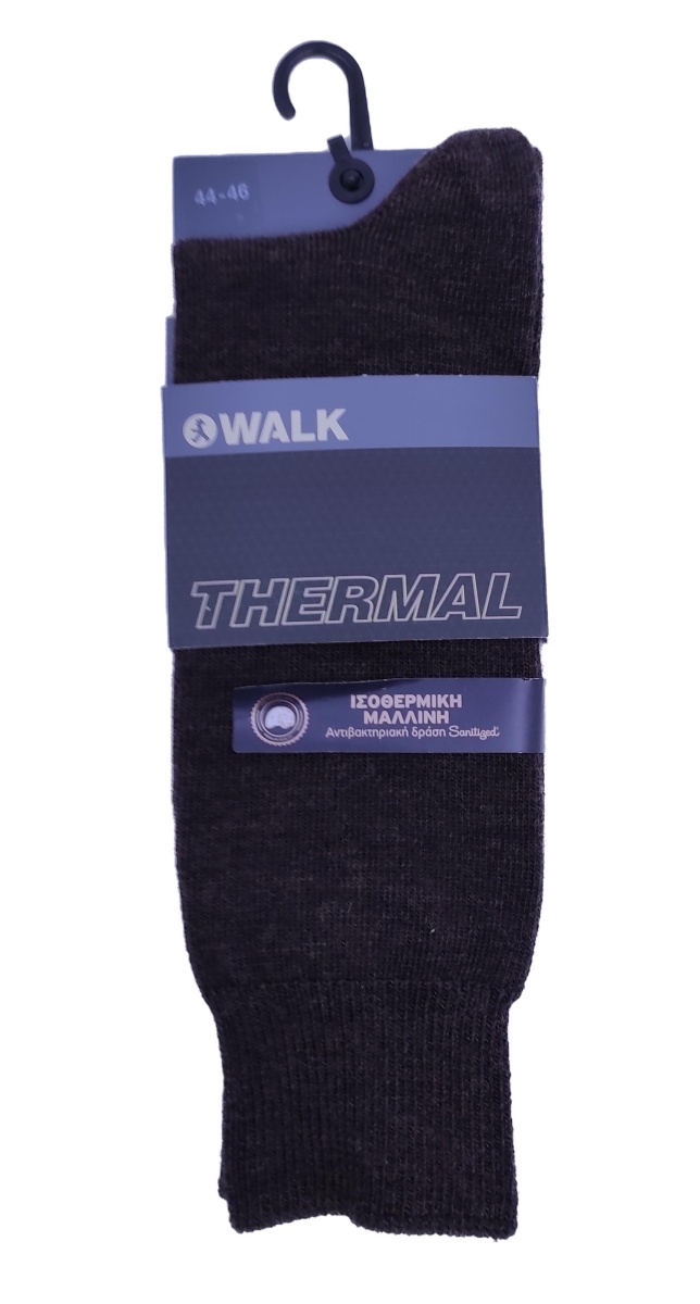 Ανδρική ισοθερμική κάλτσα Walk W2062-16 ΚΑΦΕ