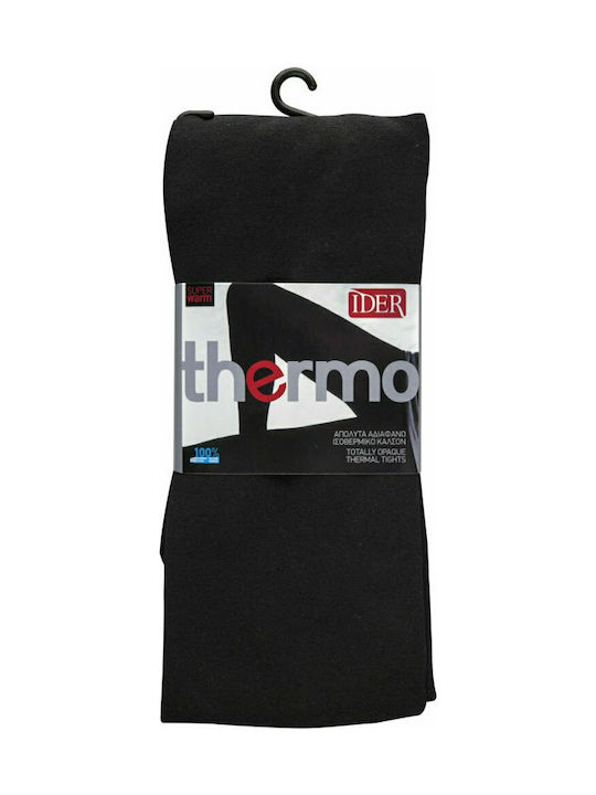 Ισοθερμικό καλσόν Thermo Αδιάφανο IDER 1800 Μαύρο