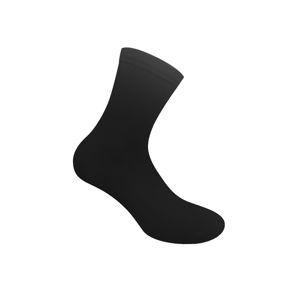 Γυναικεία Κάλτσα Ημίκοντη bamboo 36-40 ONE SIZE WALK SOCKS W333-02 ΜΑΥΡΟ