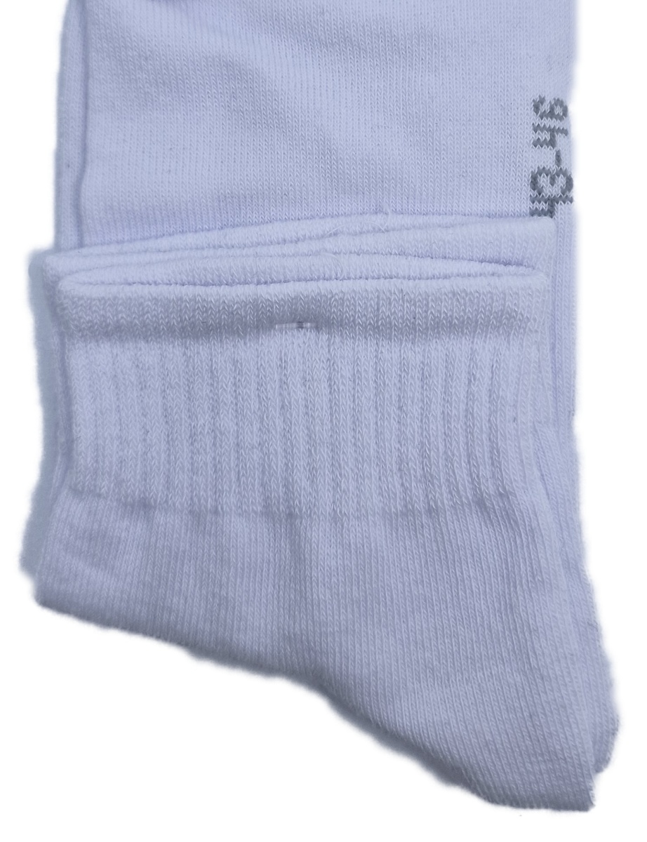Ανδρική Κάλτσα Ημίκοντη Βαμβακερή GO SOCKS SENSI INIZIO 0904 ΛΕΥΚΟ