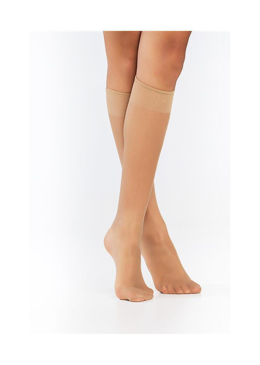 Γυναικείο Τρουακάρ Καλτσάκια 15 Den Lycra 2 Ζεύγη Every Day ONE SIZE SENSI Sensi 0308 Caramel