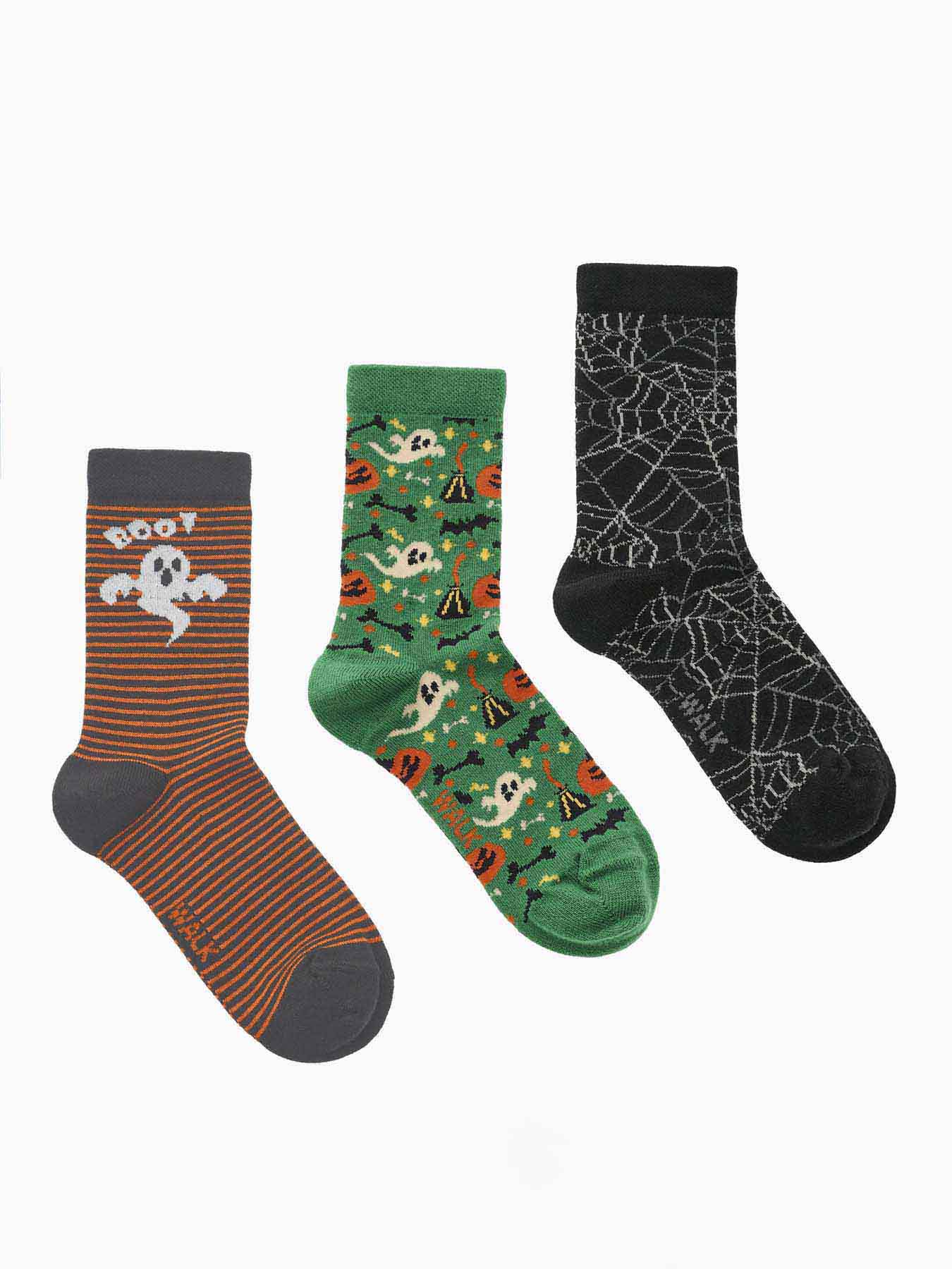 Παιδική Κάλτσα bamboo 27-38 3 Ζεύγη WALK SOCKS W1814-11 MULTI