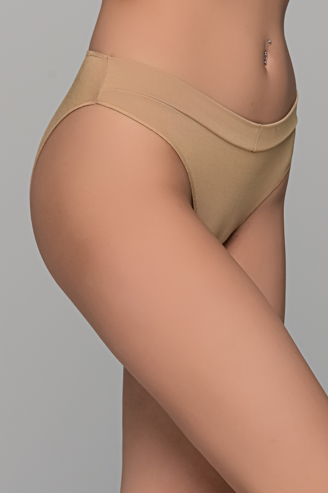 Σλιπ Bikini Bamboo   Μπεζ Milena By Paris 008503-Μπεζ