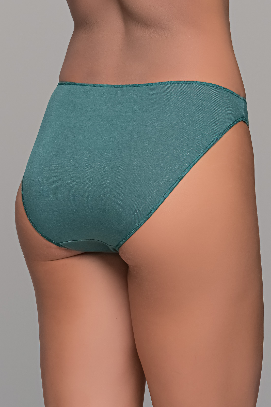 High Leg Σλιπ Bikini Bamboo   Πράσινο Milena By Paris 008505-Πράσινο