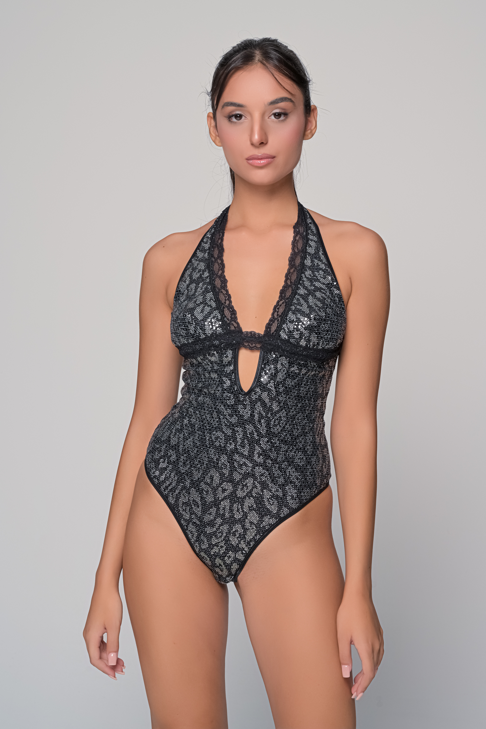 Body String Ύφασμα Γυαλιστερό   Φίδι Milena By Paris 002500-Φίδι