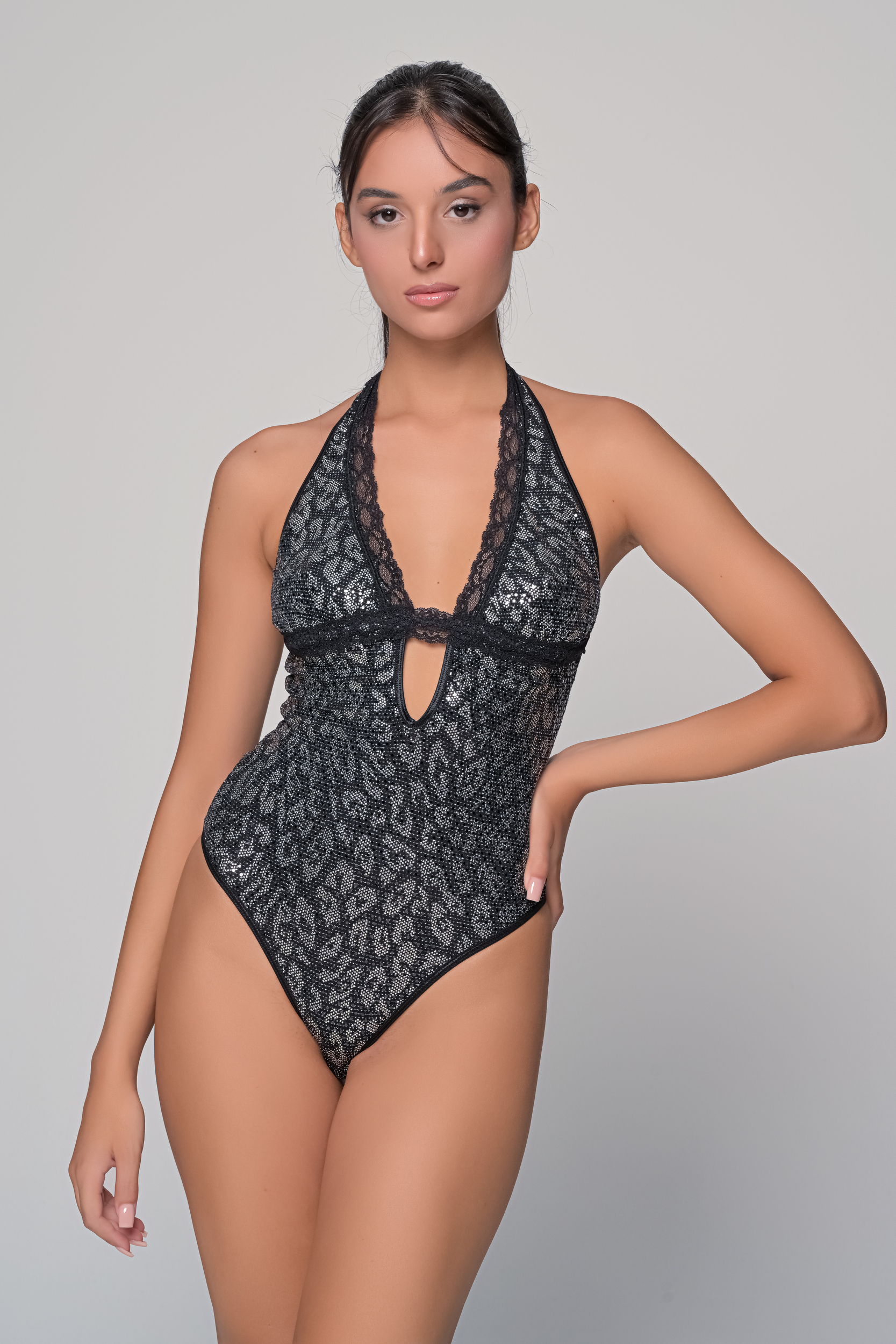 Body String Ύφασμα Γυαλιστερό   Φίδι Milena By Paris 002500-Φίδι
