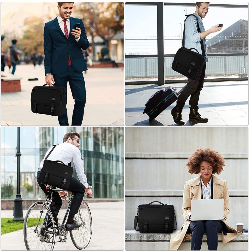 Υφασμάτινος Χαρτοφύλακας Matein 15,6' laptop 17L 1194 μαύρο
