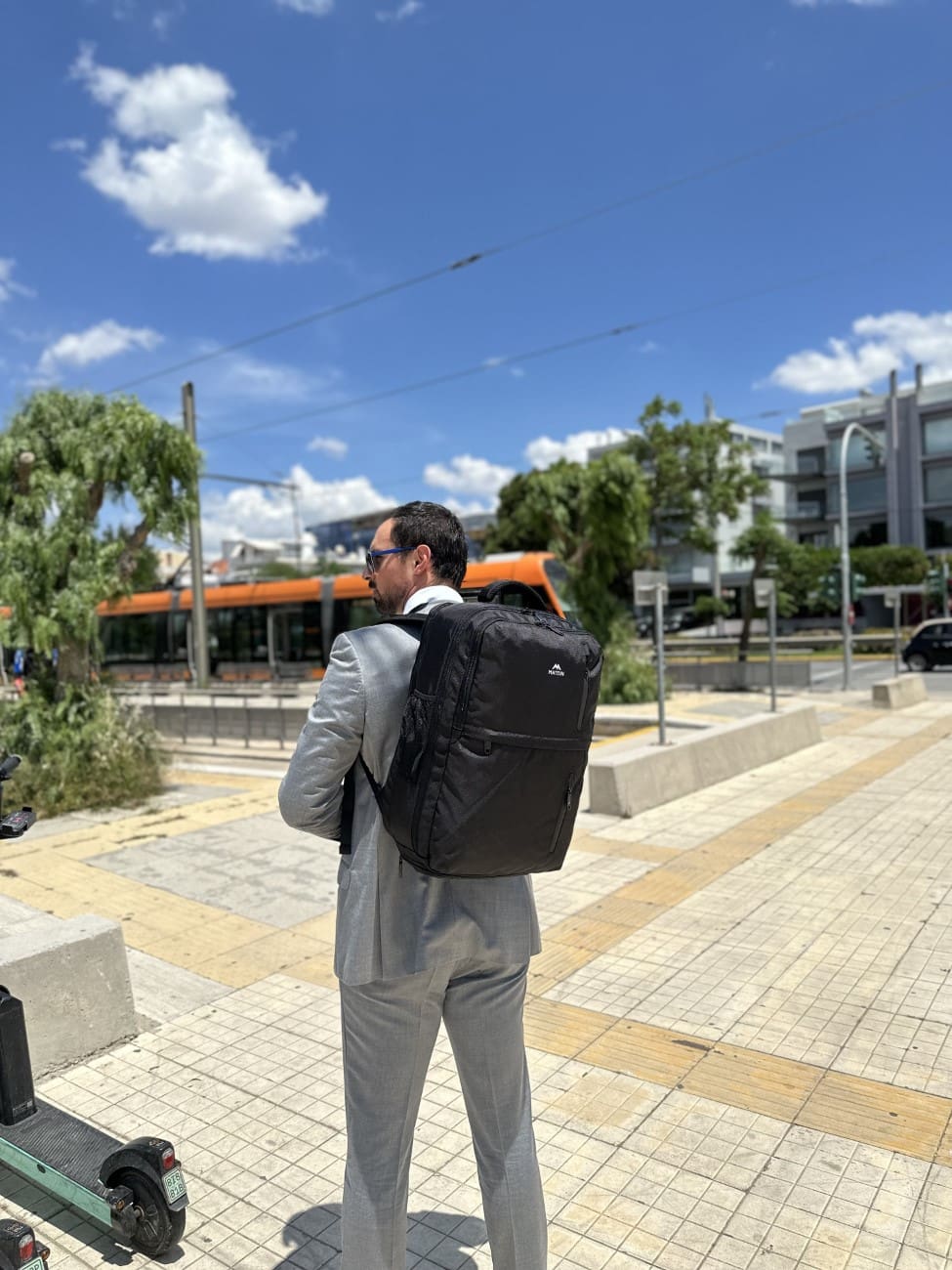 Σακίδιο πλάτης 40L Ταξιδιού 17” Matein 1197 μαύρο
