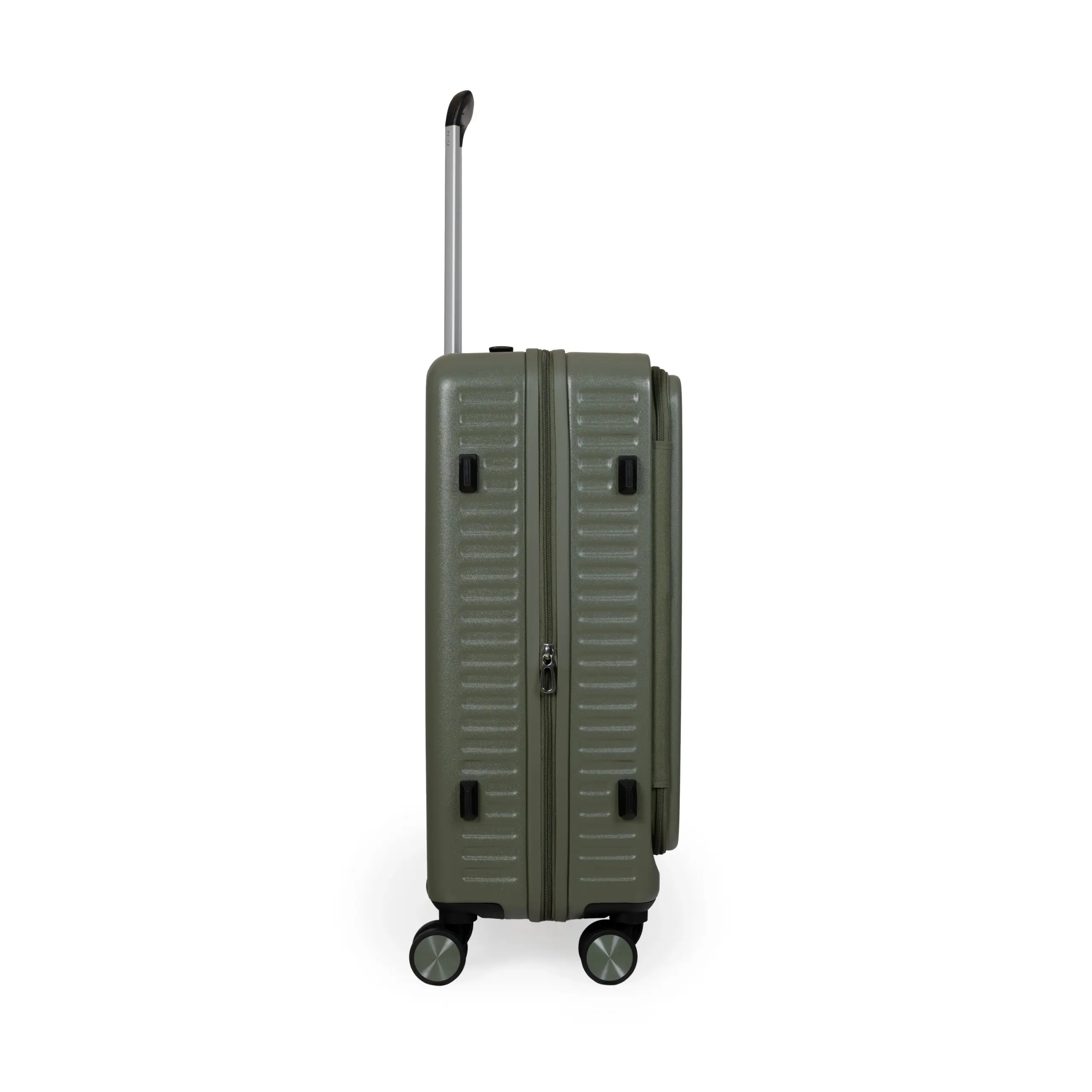 Σετ 3 βαλίτσες Newcom ABS+PC σετ 3 τεμαχίων N1605 green