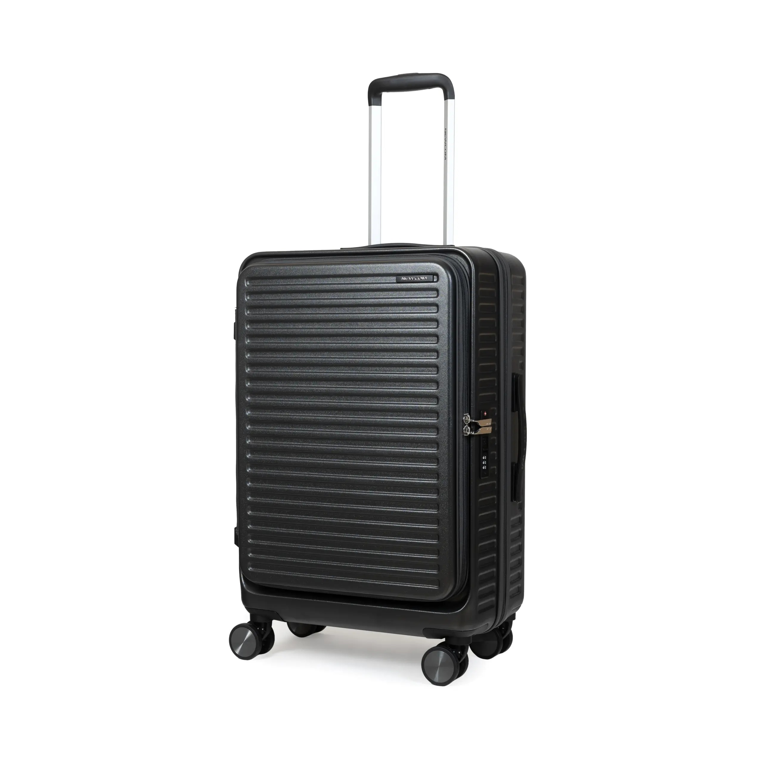 Βαλίτσα μεσαία 20 κιλών Newcom (ABS+PC) N1605/60 dark grey