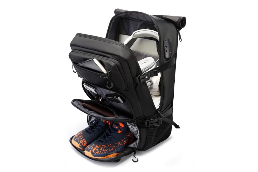 Σακίδιο πλάτης/Σακβουαγιάζ Bange 35L Travel, Carry On Durable 1810 μαύρο