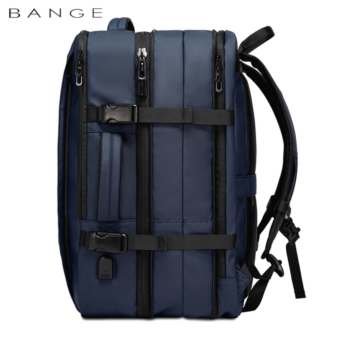Σακίδιο πλάτης 45L Laptop 17,3” Bange 1908 μαύρο