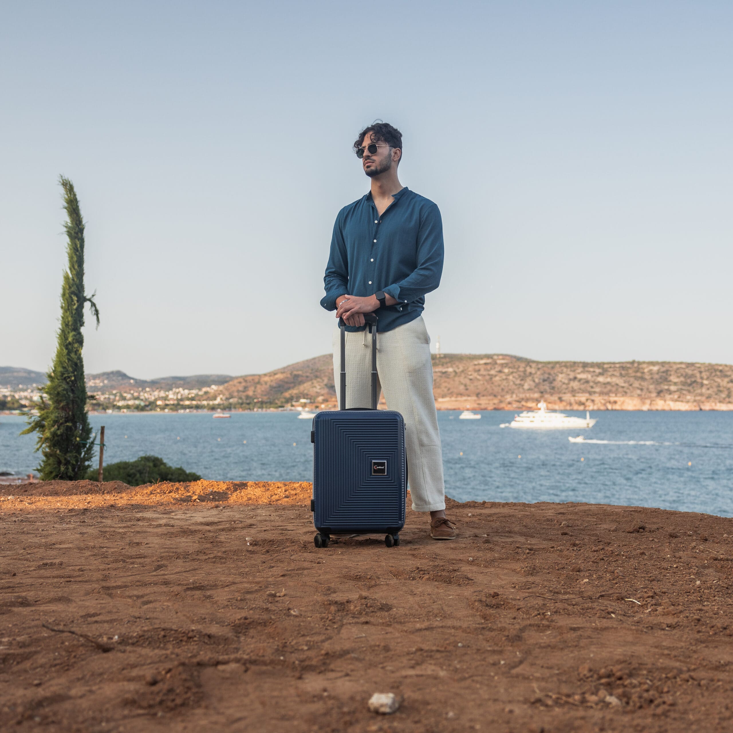 Βαλίτσα trolley Anniversary Cardinal 2015 (PP) καμπίνας 55x19x36,5 cm Σκούρο μπλέ