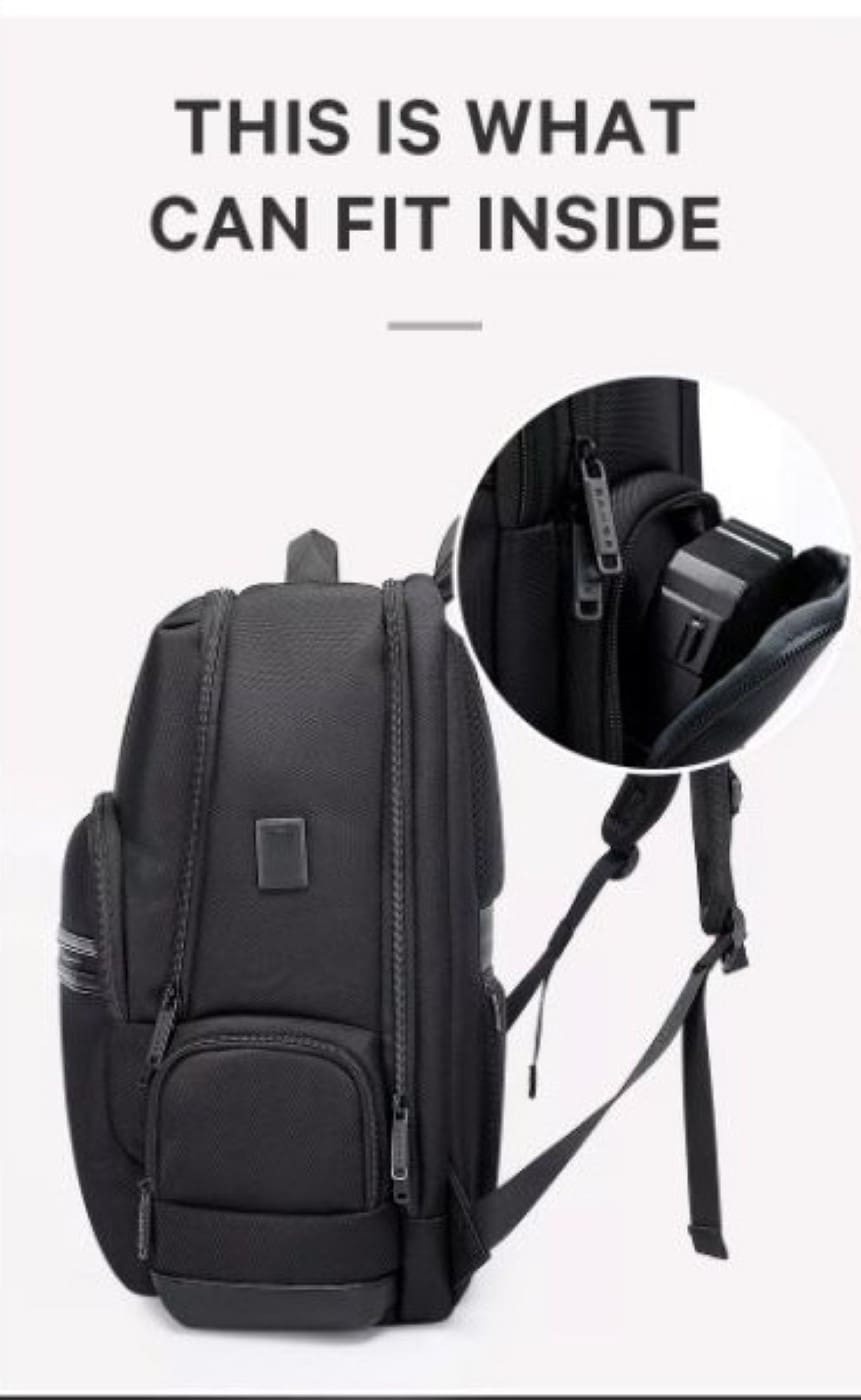 Σακίδιο πλάτης Bange 35L Laptop 15,6'' Weekender Hand-On 2603 μαύρο