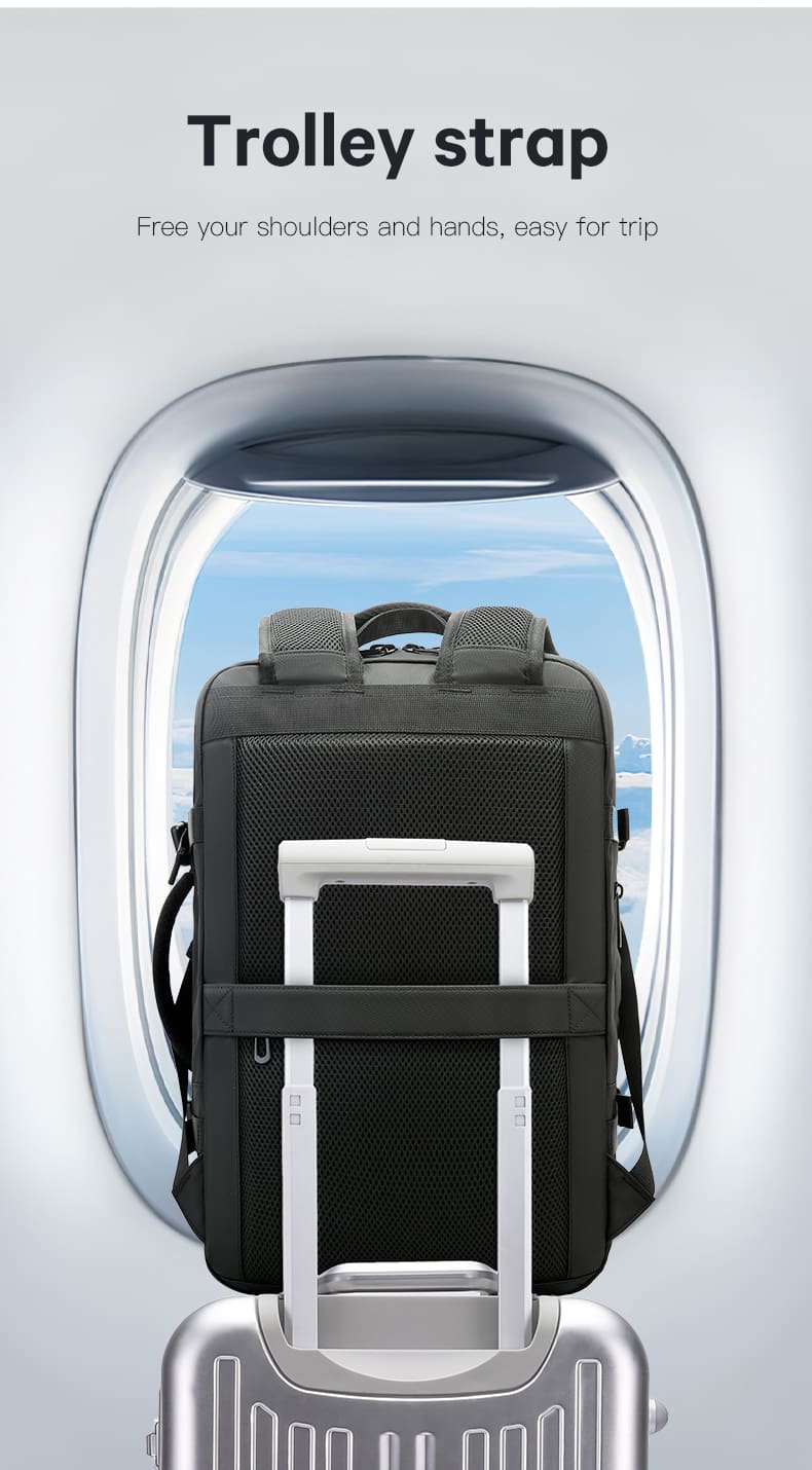 Σακίδιο Ταξιδιού Cabin Size 40L Laptop 17,3” Bange 3055 μαύρο