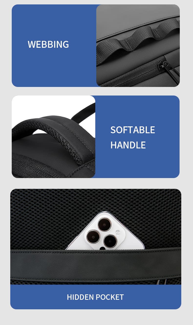 Σακίδιο Ταξιδιού Cabin Size 40L Laptop 17,3” Bange 3055 μαύρο