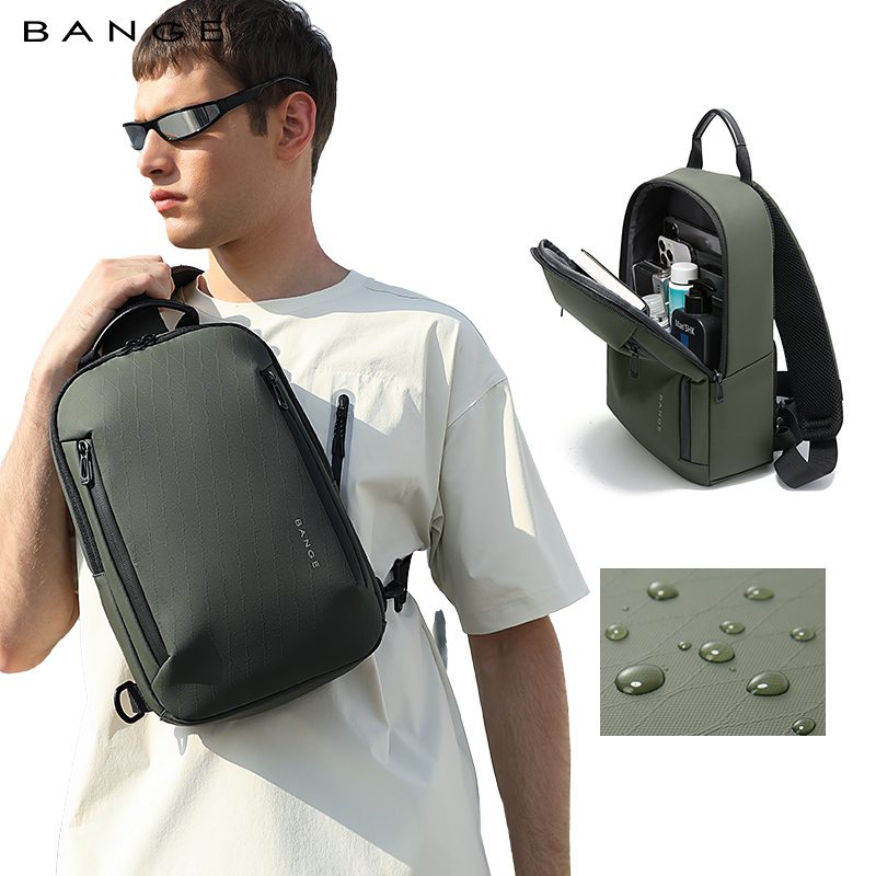 Τσαντάκι Στήθους Bange 3077 χακί