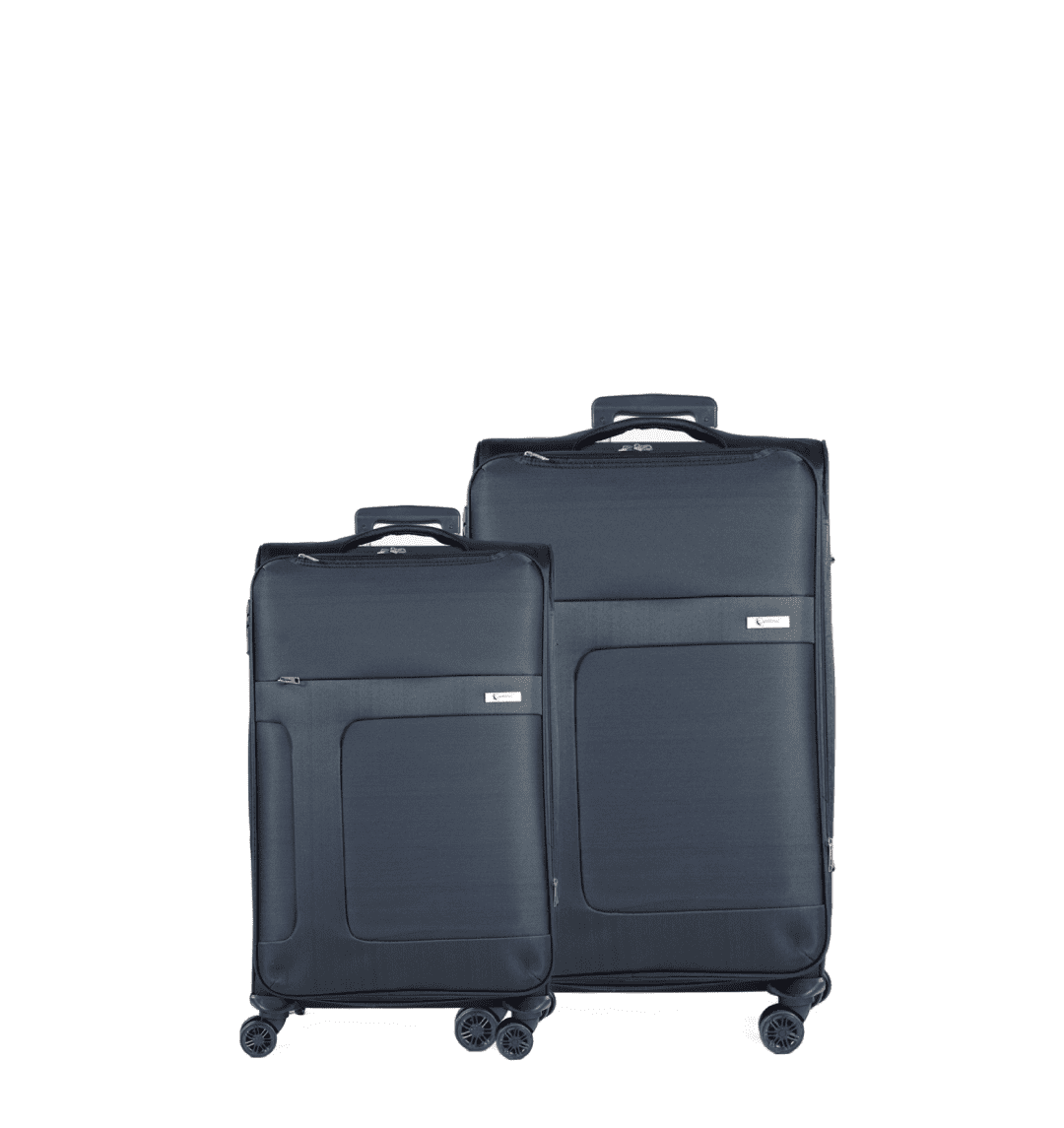 Βαλίτσα trolley Cardinal 3800 μικρή μεσαία 55x23x37 cm + 66x25x40 cm σκούρο μπλέ