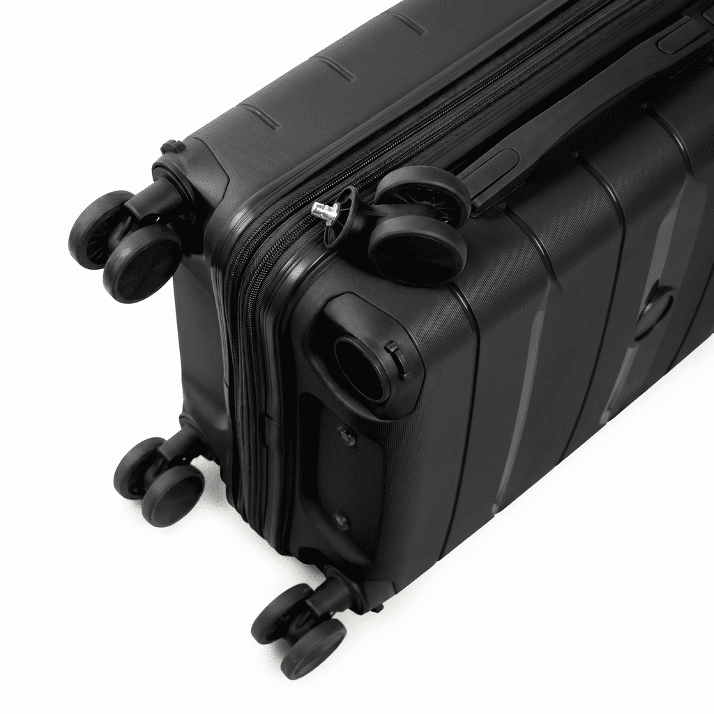 Σετ Βαλίτσες Cardinal 4004 καμπίνας μεγάλη 76,5x31x49 cm + 55x35x23 cm μαύρο