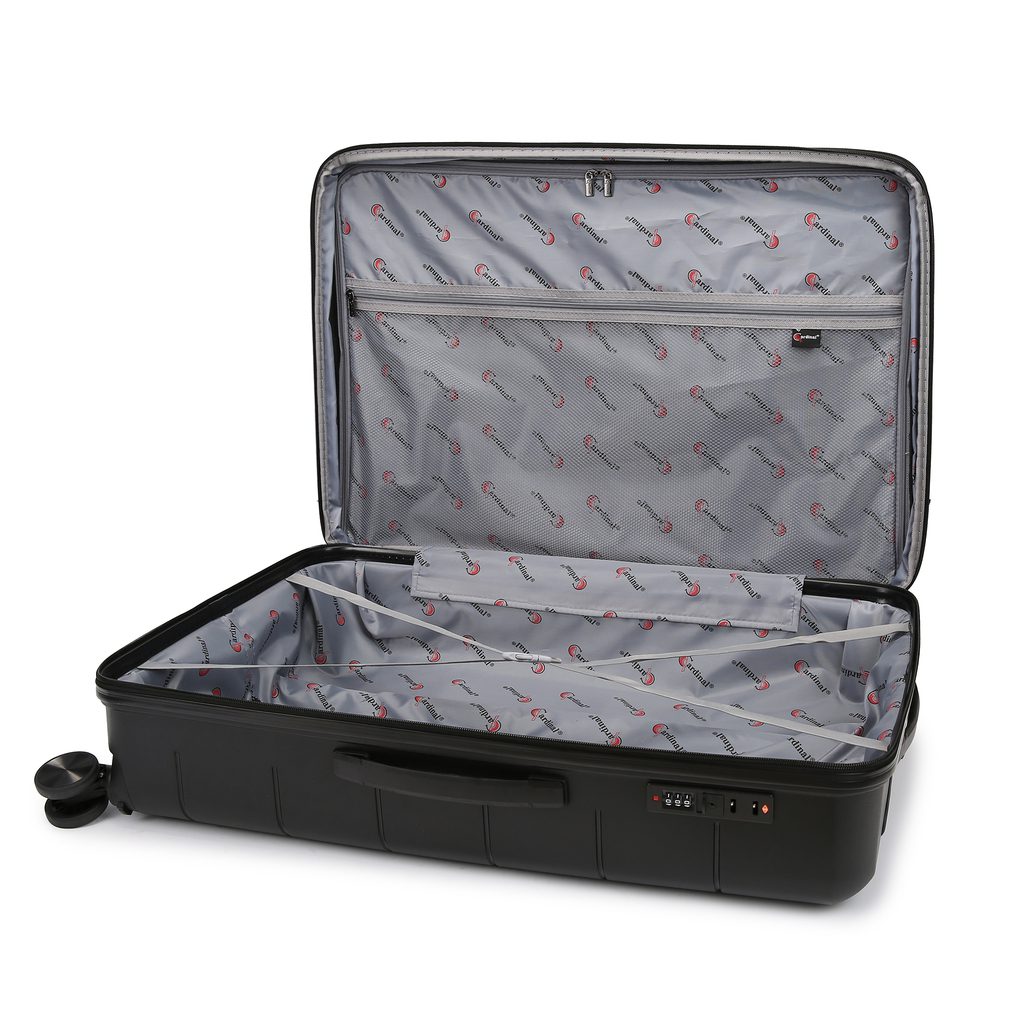 Σετ Βαλίτσες Cardinal 4004 καμπίνας μεγάλη 76,5x31x49 cm + 55x35x23 cm μαύρο