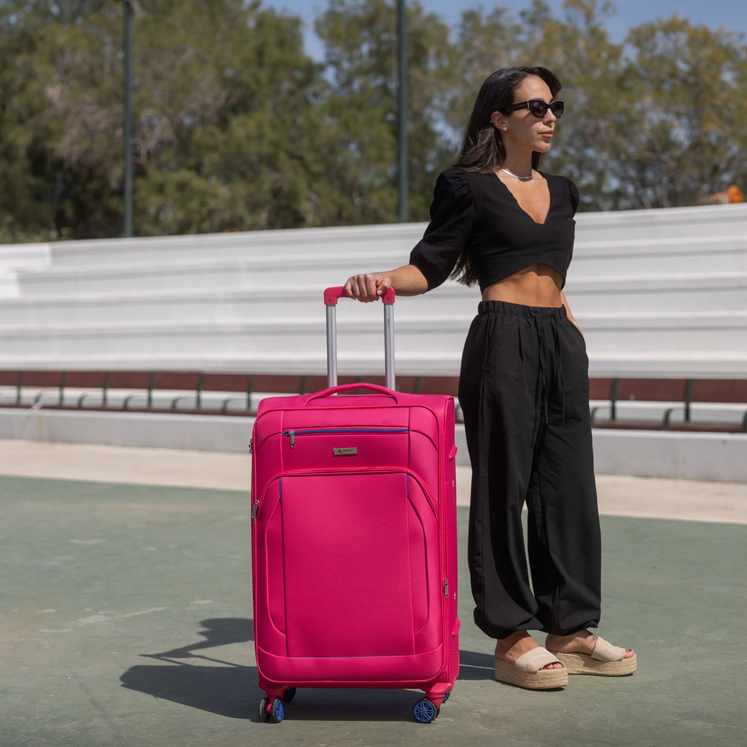Βαλίτσα trolley Spectra Cardinal μεγάλη 5000/70cm ροζ