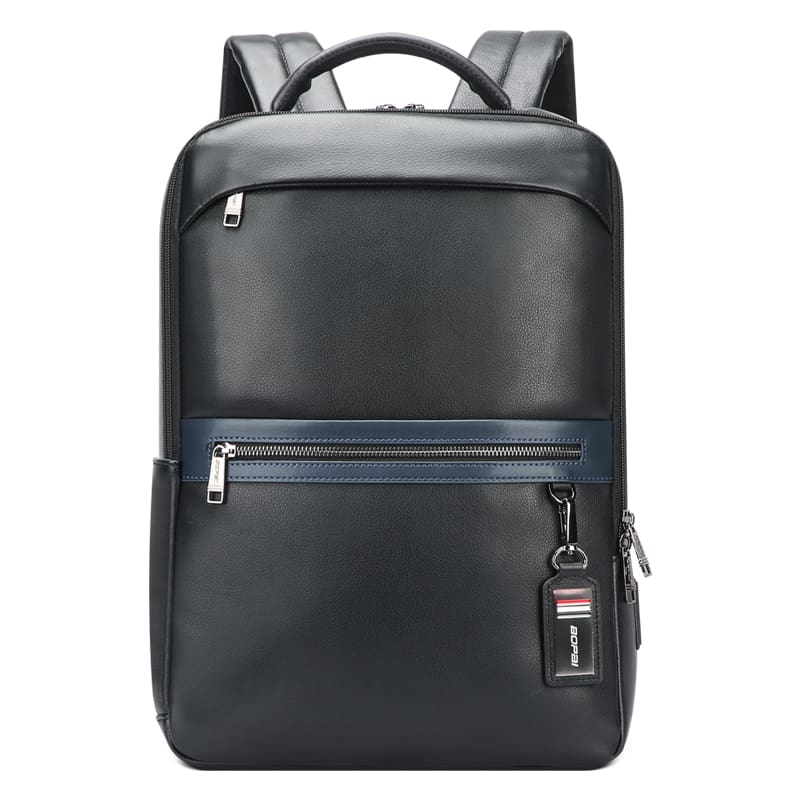 Δερμάτινο Σακίδιο πλάτης 24L Laptop 15,6” Bopai 61-122101 μαύρο