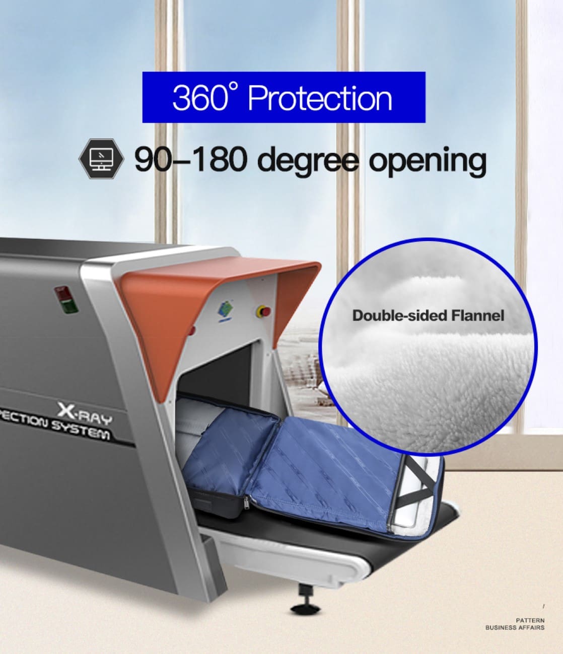 Σακίδιο πλάτης Αντικλεπτικό 24L Laptop 15,6” Bopai 61-53111 μαύρο