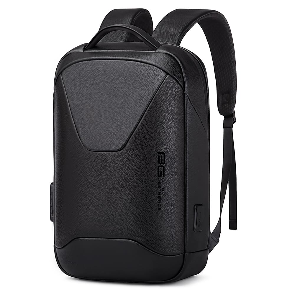 Δερμάτινο Σακίδιο πλάτης 21L Laptop 15,6” Bange 6621 μαύρο