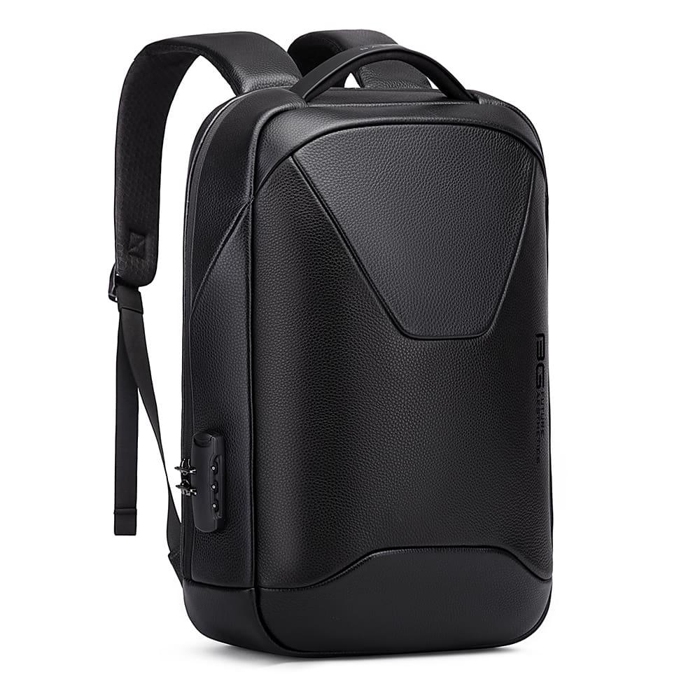 Δερμάτινο Σακίδιο πλάτης 21L Laptop 15,6” Bange 6621 μαύρο