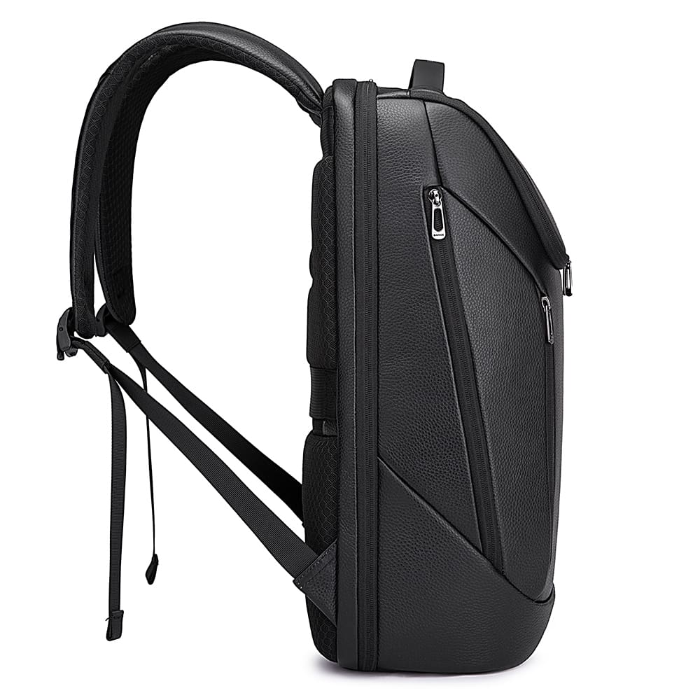 Δερμάτινο Σακίδιο πλάτης 24L Laptop 15,6” Bange 6623 μαύρο