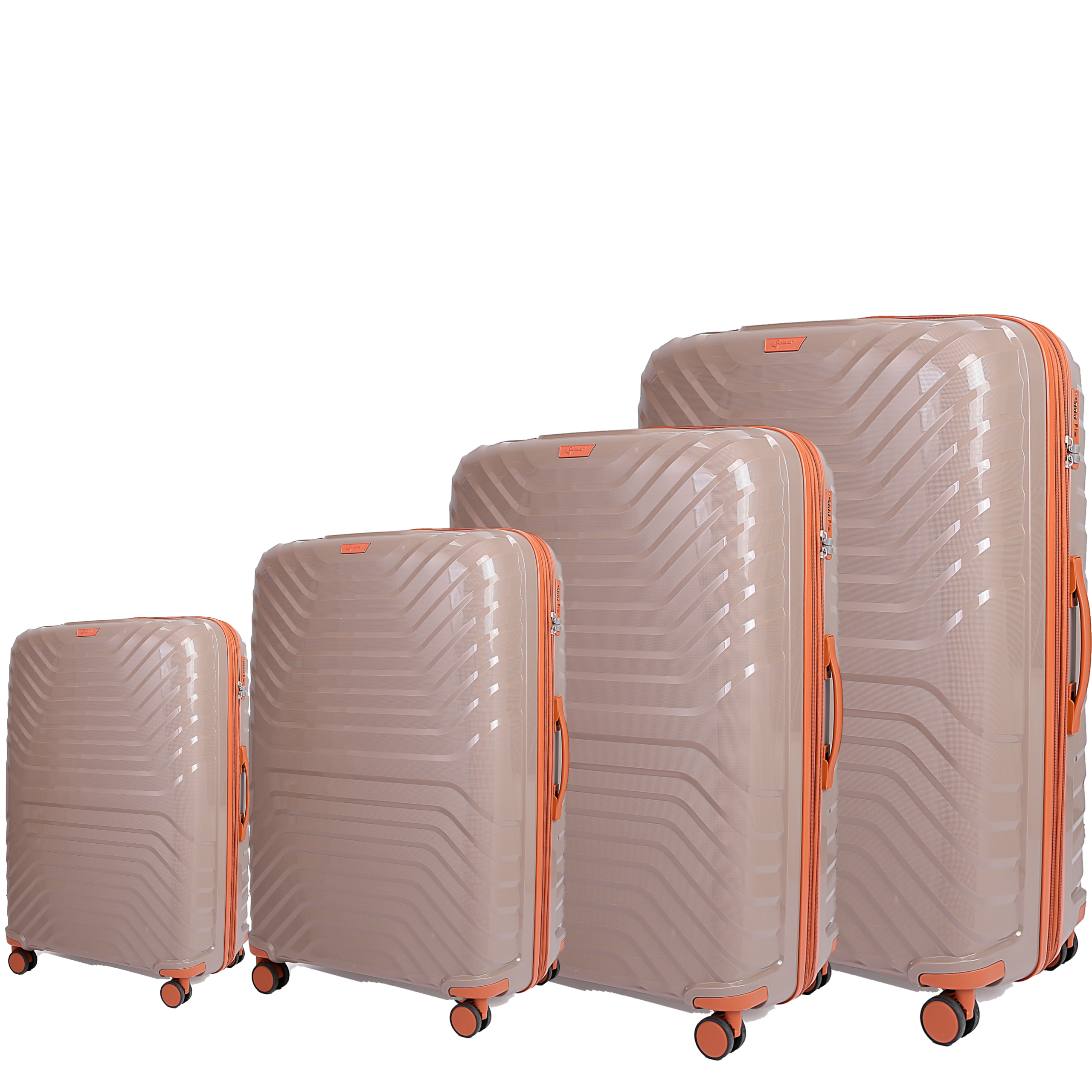 Σετ Βαλίτσες Τετράδα 7000 Cardinal 56,5x24,5x37 cm + 66,5x27,5x51 cm + 76X32,5X51 cm + 86x36x56 cm μπεζ
