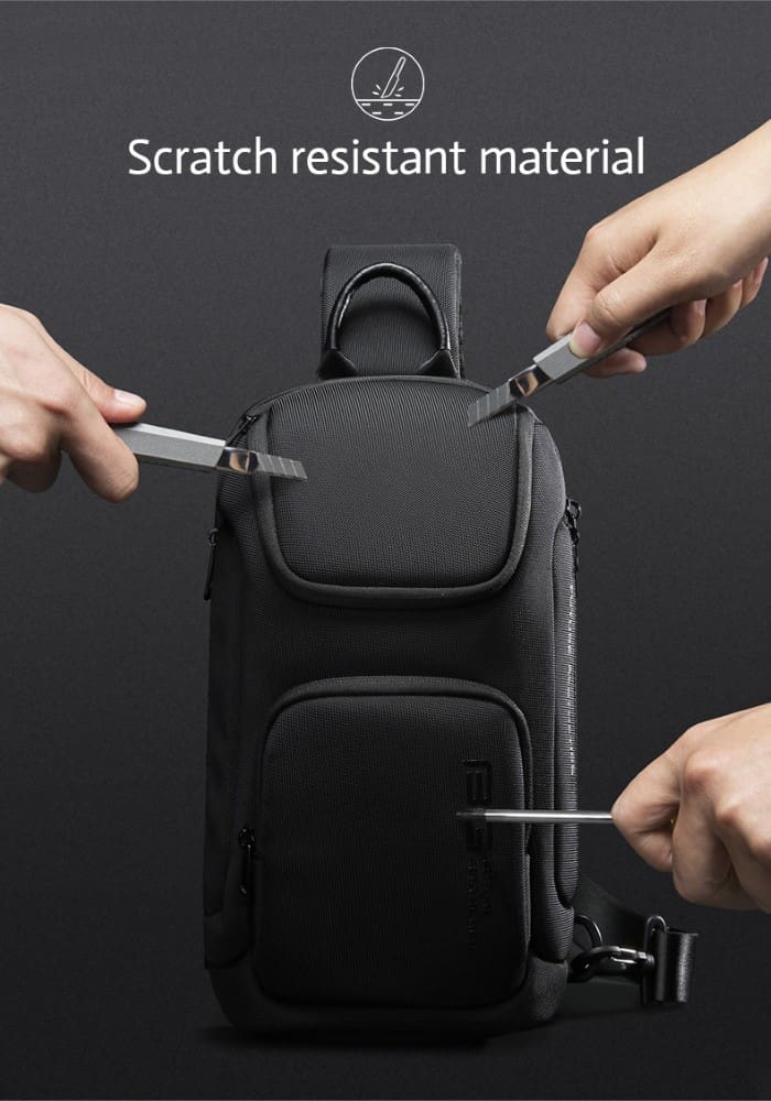 Τσαντάκι ώμου χιαστί crossbody Bange 7565 μαύρο