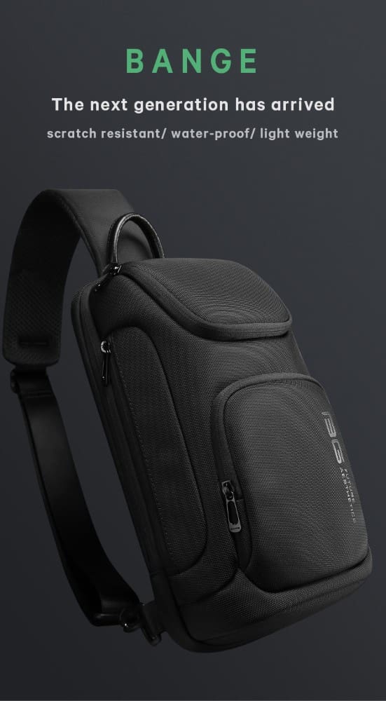 Τσαντάκι ώμου χιαστί crossbody Bange 7565 μαύρο