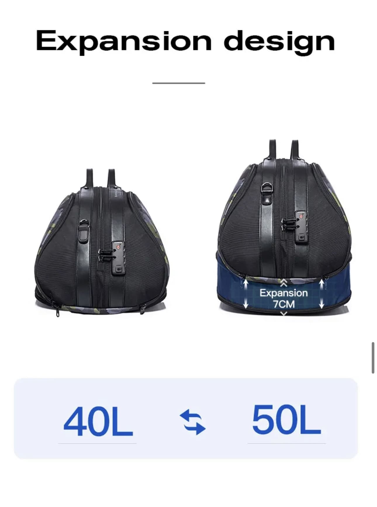 SUPER ΠΡΟΣΦΟΡΑ Σακβουαγιάζ Bange 50 L 77178 μαύρο